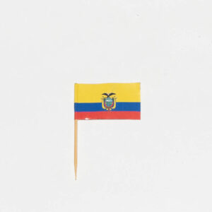 BANDERA DECORATIVA 6.5CM_ ECUADOR