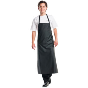 DELANTAL DE PVC NEGRO