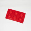MOLDE DE SILICÓN ROJO HOYOS #6