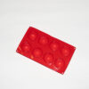 MOLDE DE SILICÓN ROJO HOYOS #8